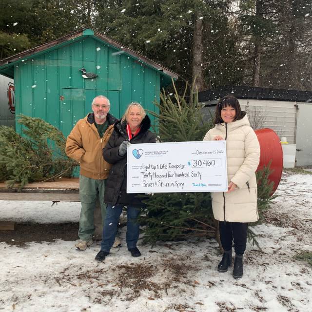 Family Christmas at Spry Family Christmas Tree Farm Raises $30,460 in Support of NHH