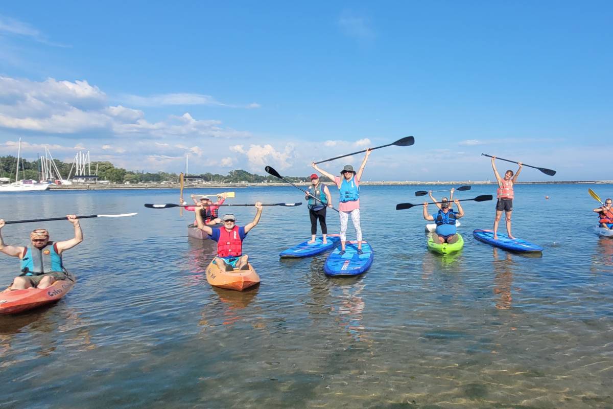 Paddling Program Through NHH Community Mental Health Services Supported by Community Partners